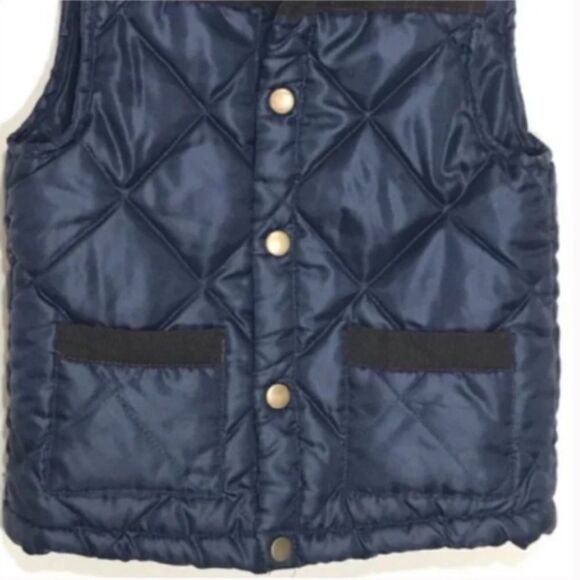 Kid’s Sovereign Code Navy Puffer Vest - Picture 9 of 9